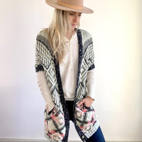 Carol Anderson Cabi #202 | Provence Chunky Knit Button Tunic Cardigan Sweater - Picture 2 of 10